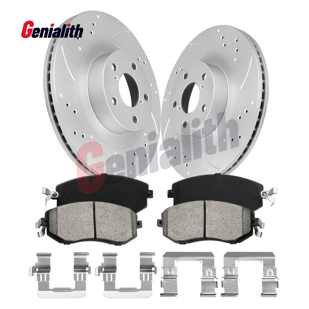Front Disc Rotors Pads for Subaru Forester XV Crosstrek BRZ Impreza Toyota 86 (2013–2021)