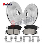 Front Disc Rotors Pads for Subaru Forester XV Crosstrek BRZ Impreza Toyota 86 (2013–2021)