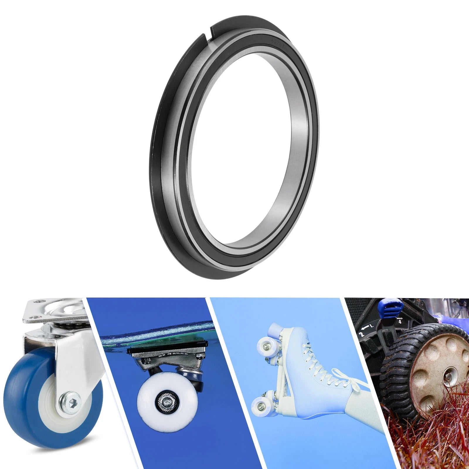 Deep Groove Ball Bearings 6828NR2RS for Scooter Skateboard (140x175x18mm)