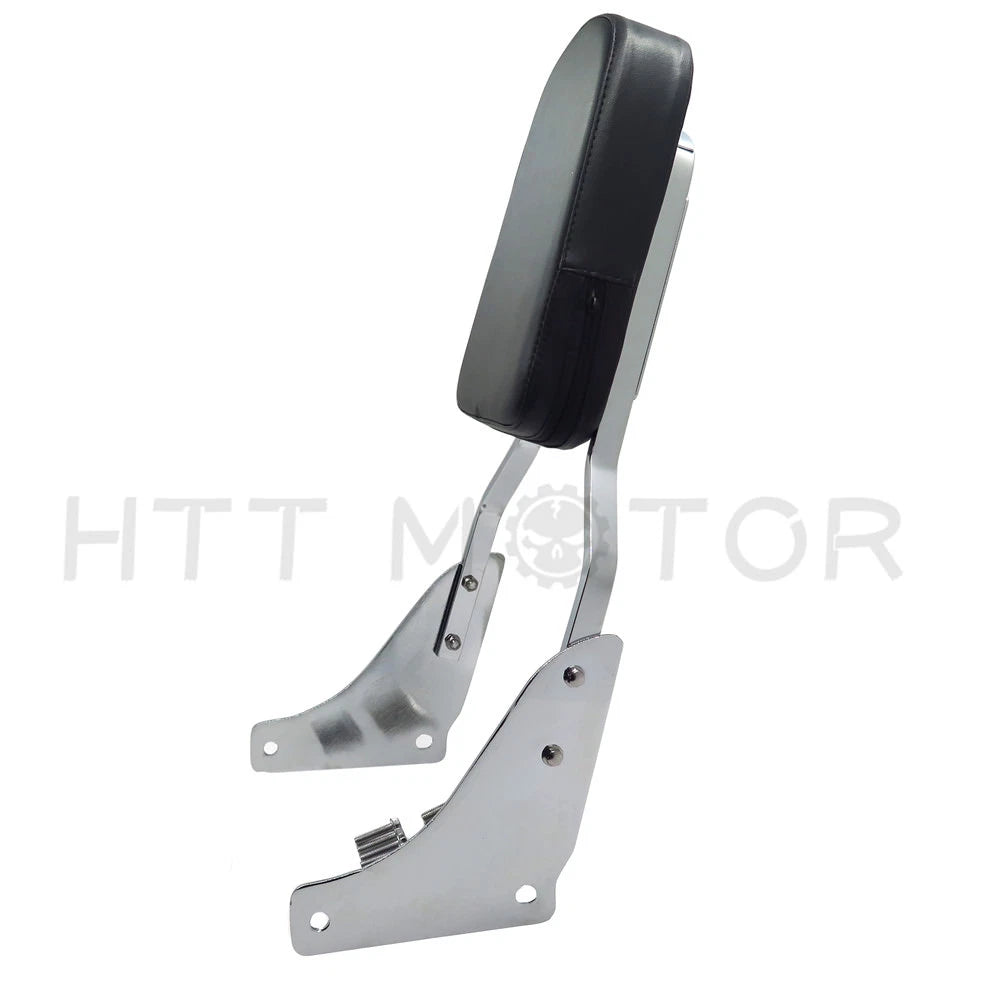Skull Sissy Bar with Backrest & Leather Pad for Honda Shadow Ace 1100 (1997–2003)