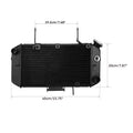 Radiator Cooler for Suzuki DL650 V-Strom (2004–2011) Aluminum