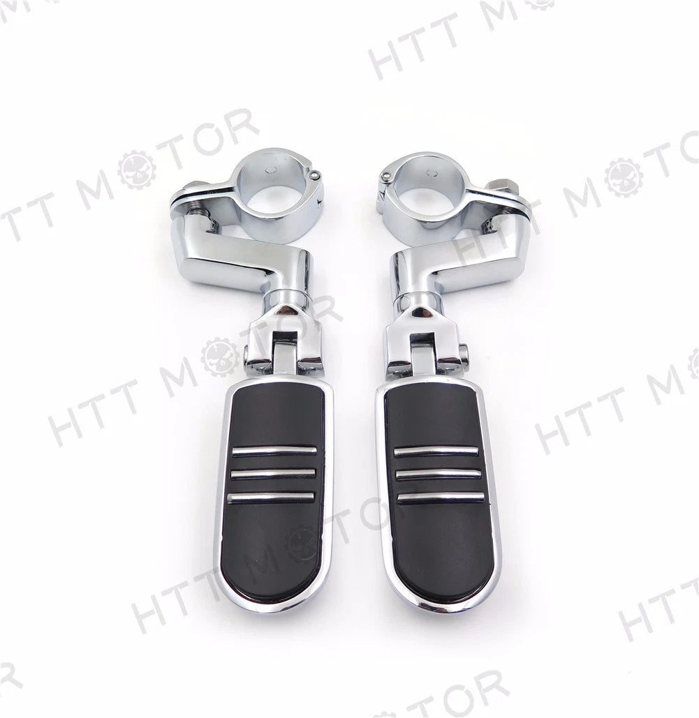 1.5" Highway Radical Flame Foot Peg Clamp for Harley Sportster 883 XL1200 (1986–2023)