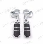 1.5" Highway Radical Flame Foot Peg Clamp for Harley Sportster 883 XL1200 (1986–2023)