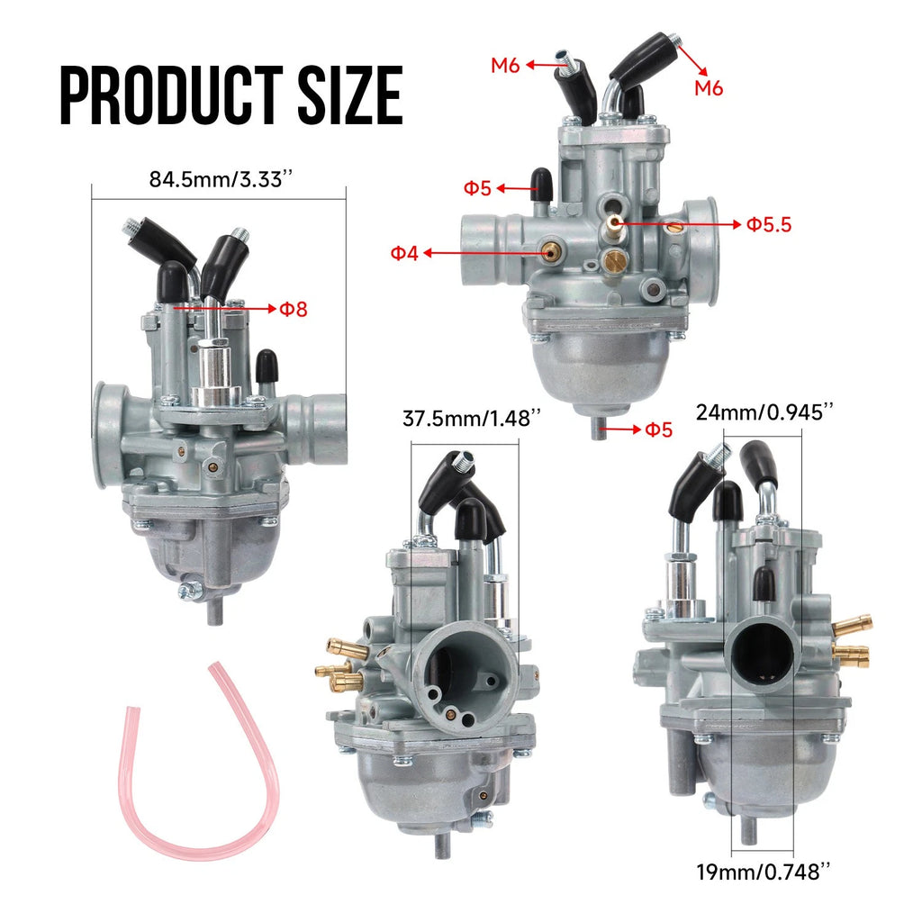 2X Carburetor for Polaris Sportsman 90 (2001–2006) E-TON YAMAHA 90cc