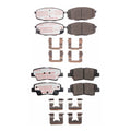 PowerStop Front & Rear Carbon Fiber Ceramic Brake Pads Kit for Kia Soul (2014–2016)