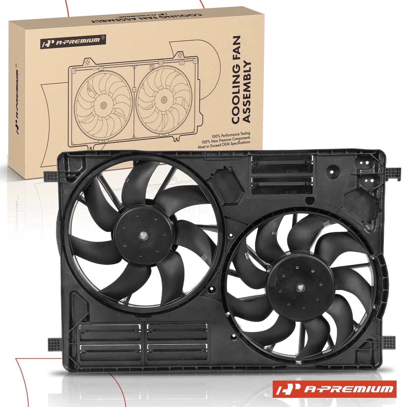 Dual Cooling Fan Assembly for Ford Escape (2017–2019) Lincoln MKC (2017–2019)