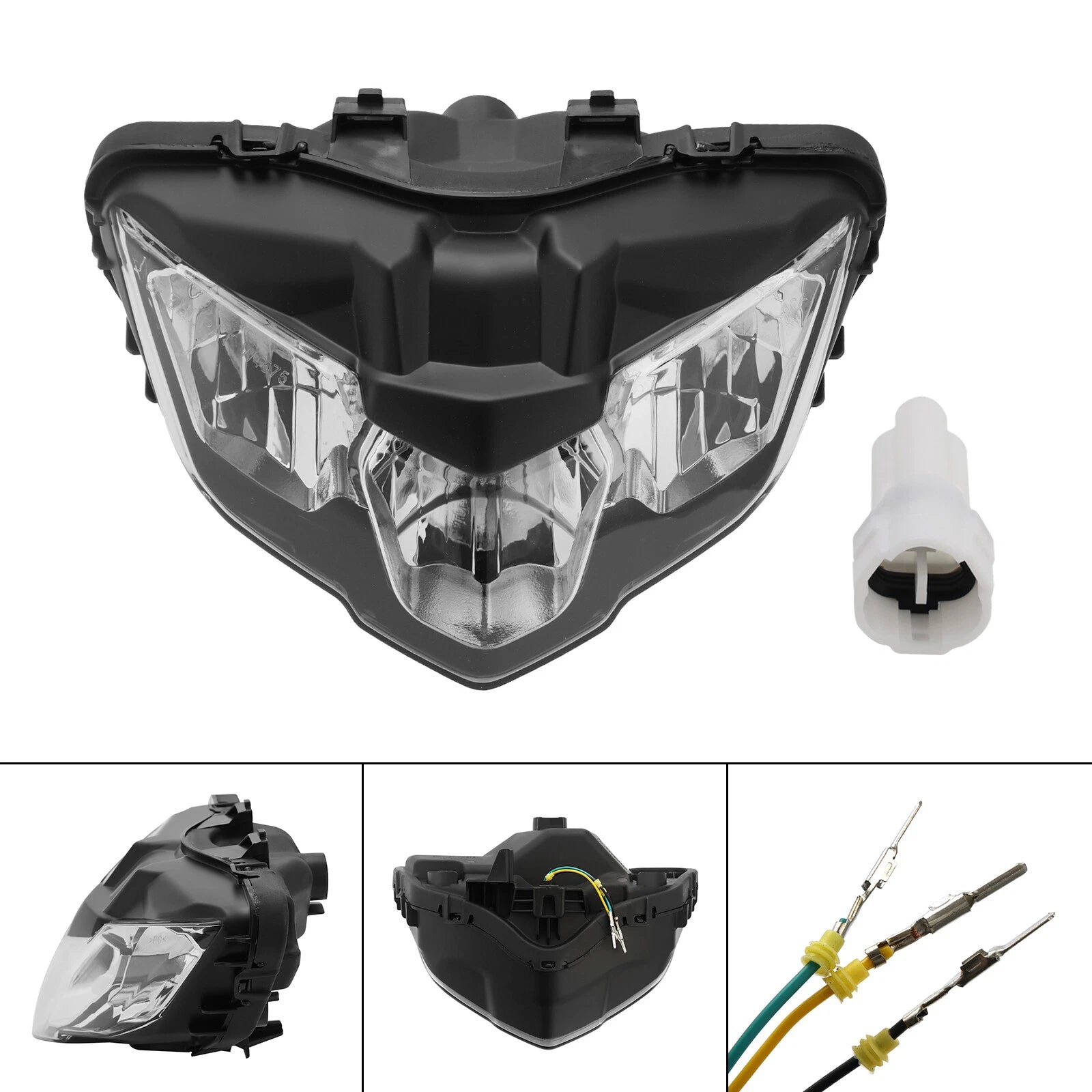 Front Headlight Grille LED Protector for Yamaha Y15ZR V2 (2019–2021)