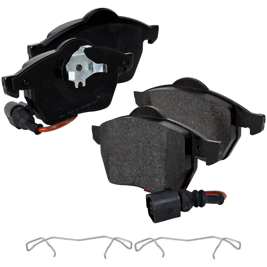Front NAO Brake Pad Set for Volkswagen Jetta, Beetle (2000–2010)