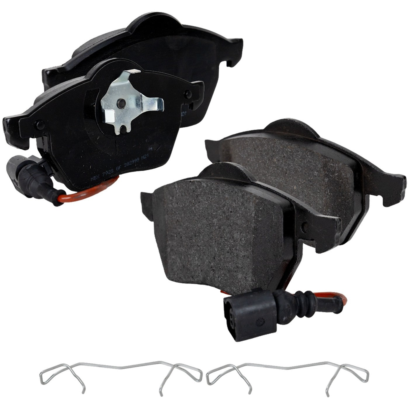 Front NAO Brake Pad Set for Volkswagen Jetta, Beetle (2000–2010)