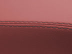 Leather Console Lid Armrest Cover for Infiniti G35 Coupe (2002–2007) Red Black Stitch
