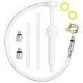 Lower Unit Gear Oil Pump with 3/8" Adapters for Standard Quart Bottles