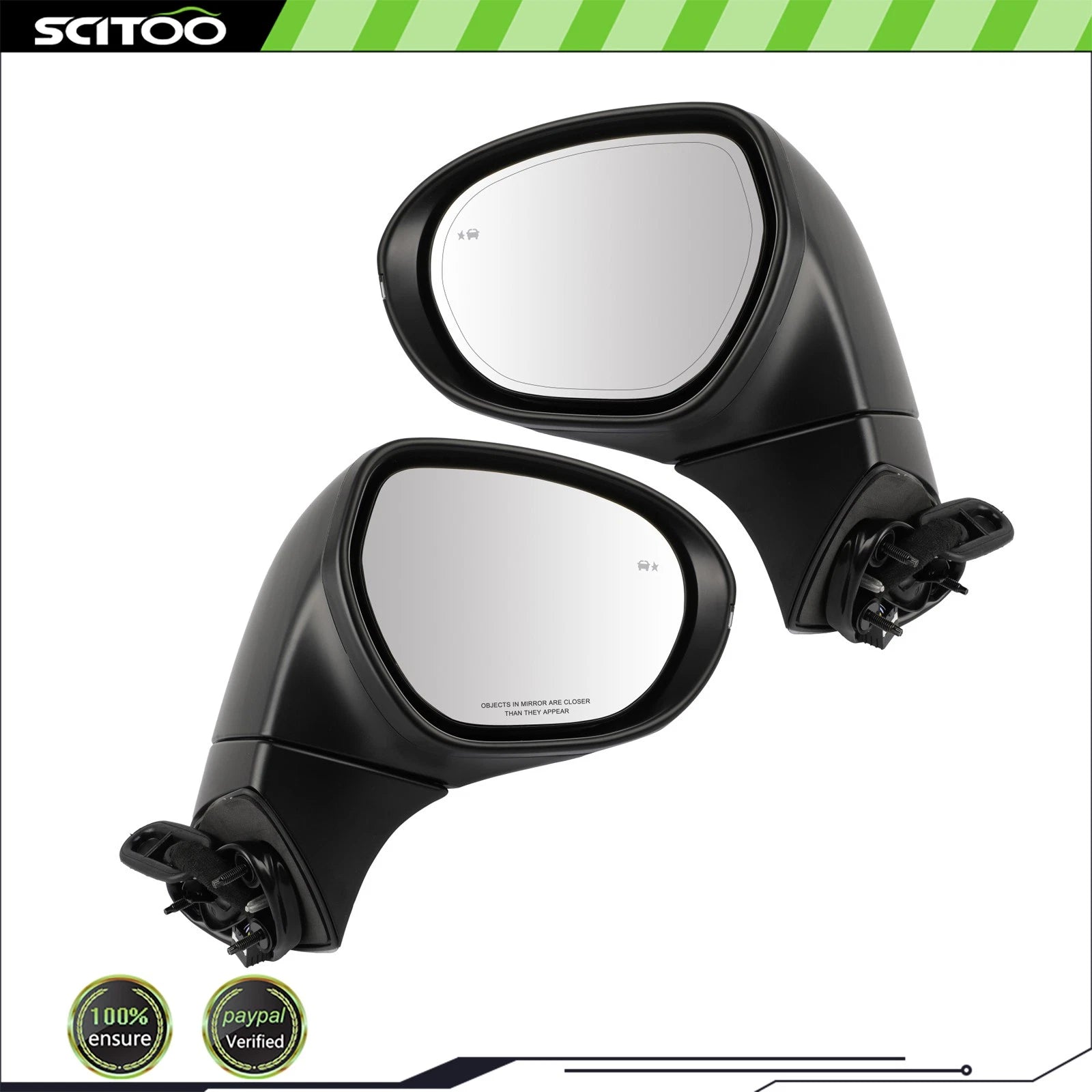 Driver & Passenger Side Door Mirrors for Buick Envision (2016–2020) 14Pin