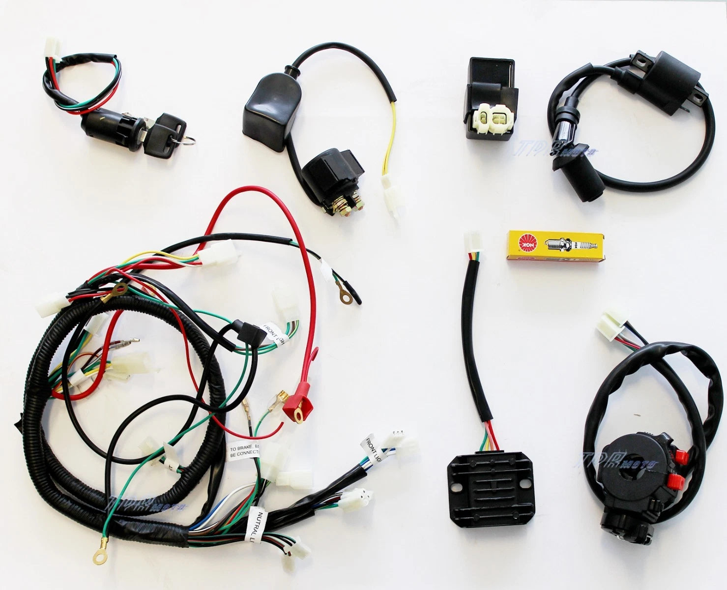 Wiring Harness CDI Coil for 150CC GY6 ATV Quad Bike Buggy Go-Kart (2000–2023)