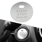 Silver Engine Start Push Button Cover Trim for Mazda 3 6 Atenza CX-5 (2014-2023)