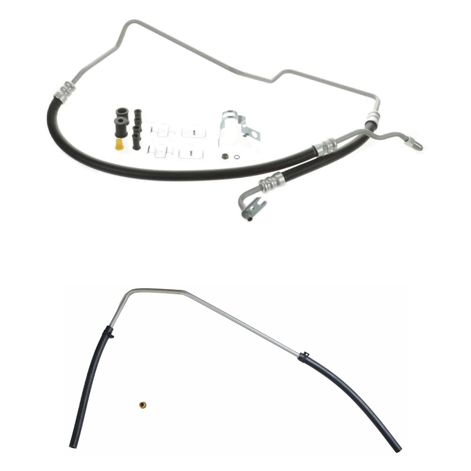 Sunsong Power Steering Pressure & Return Line Hose Kit for Envoy Trailblazer (2002–2009)