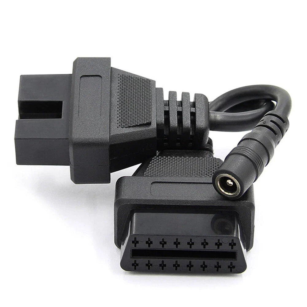 12 Pin OBD1 to 16 Pin OBD2 Diagnostic Adapter Cable for Mitsubishi Hyundai