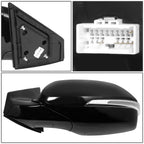 Power Heated Glass Turn Signal Side Door Mirror for Hyundai Santa Fe (2013–2016)