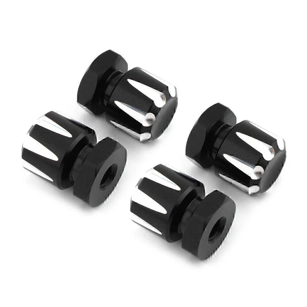 4 x Mounting Nuts Bolts for Harley Road King, Road Glide, Softail, Fat Boy