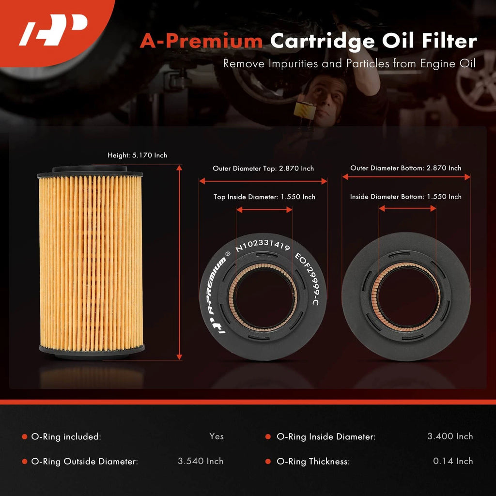 Engine Oil Filter for Hyundai Sonata, Kia Sorento (2006-2010)