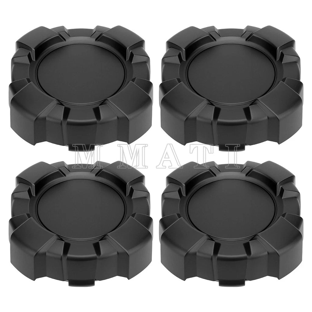 Set of 4 Black Wheel Center Caps for Polaris General 1000 (2016–2025)