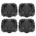 Set of 4 Black Wheel Center Caps for Polaris General 1000 (2016–2025)