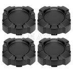 Set of 4 Black Wheel Center Caps for Polaris General 1000 (2016–2025)