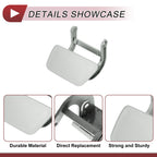 Bumper Trim Nozzle Cover No. 51117111741 for BMW 525i (2004–2005) Silver Tone