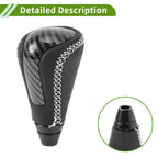 Automatic Gear Shift Knob for Lexus GS300 (2006–2011) Plastic Faux Leather Black White
