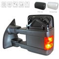 Replacement Chrome/Ready to Paint Driver Power Door Mirror w/Heated Dual Glass