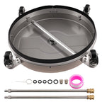 4000 PSI 18" Pressure Washer Surface Cleaner for Stainless Steel Dual Nozzle Wand (2000–2000)