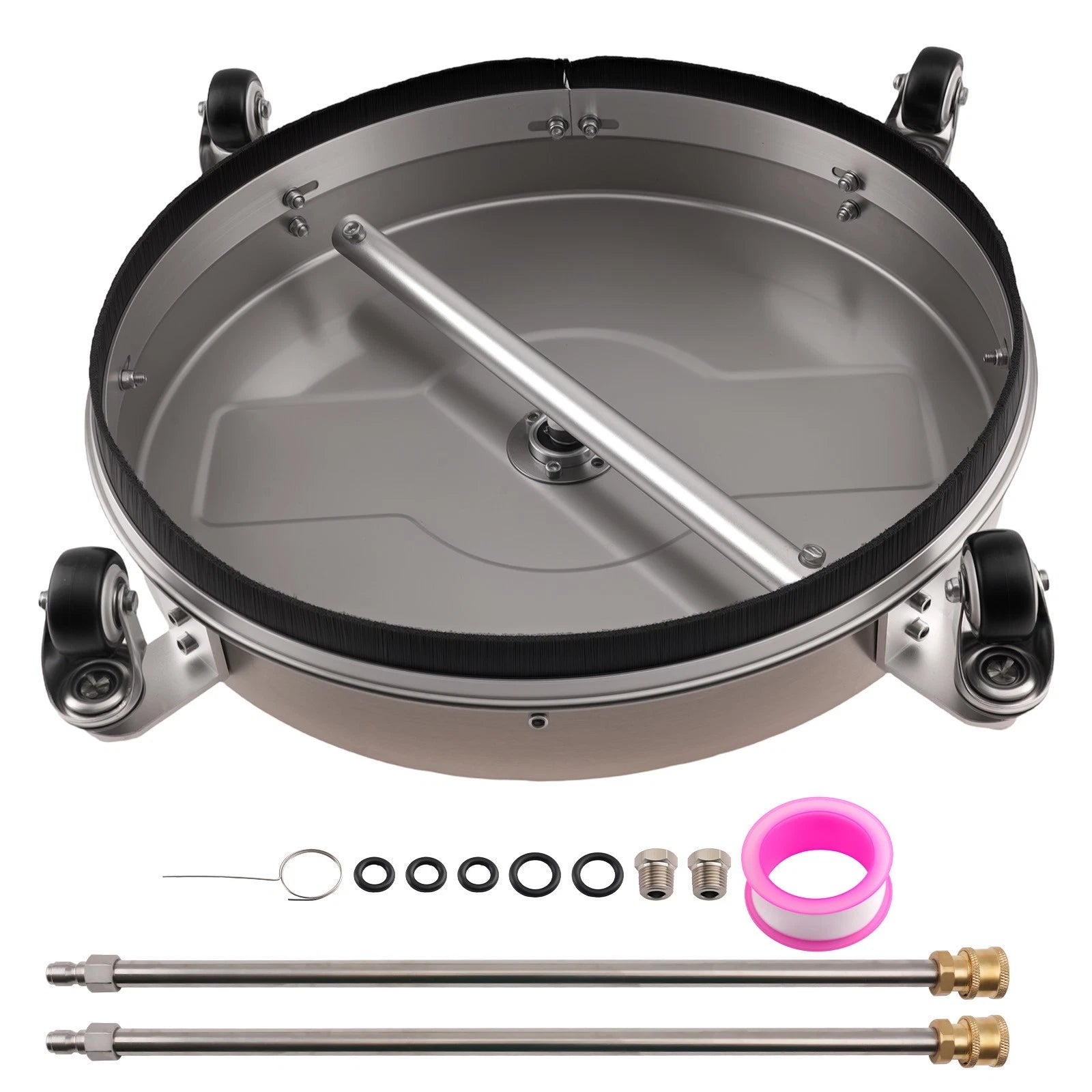 4000 PSI 18" Pressure Washer Surface Cleaner for Stainless Steel Dual Nozzle Wand (2000–2000)