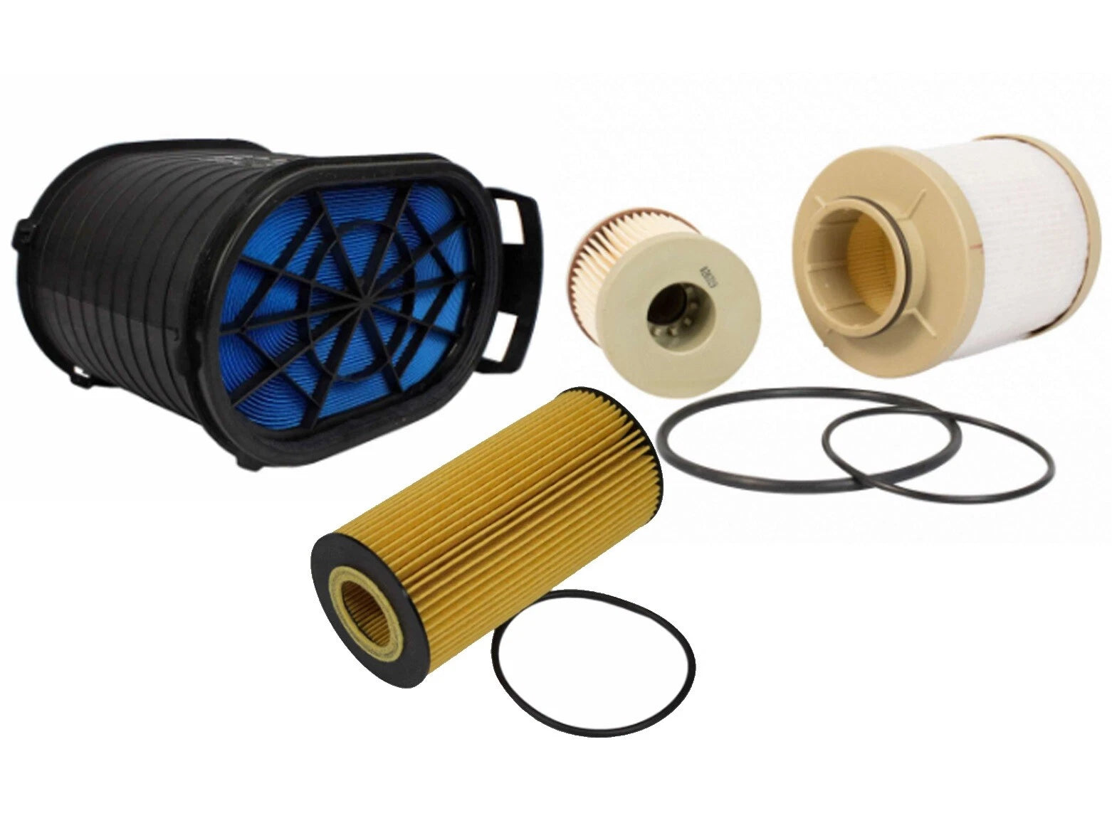 Motorcraft Oil Air Fuel Filter Service Kit for Excursion F-250 SD (2003–2005)