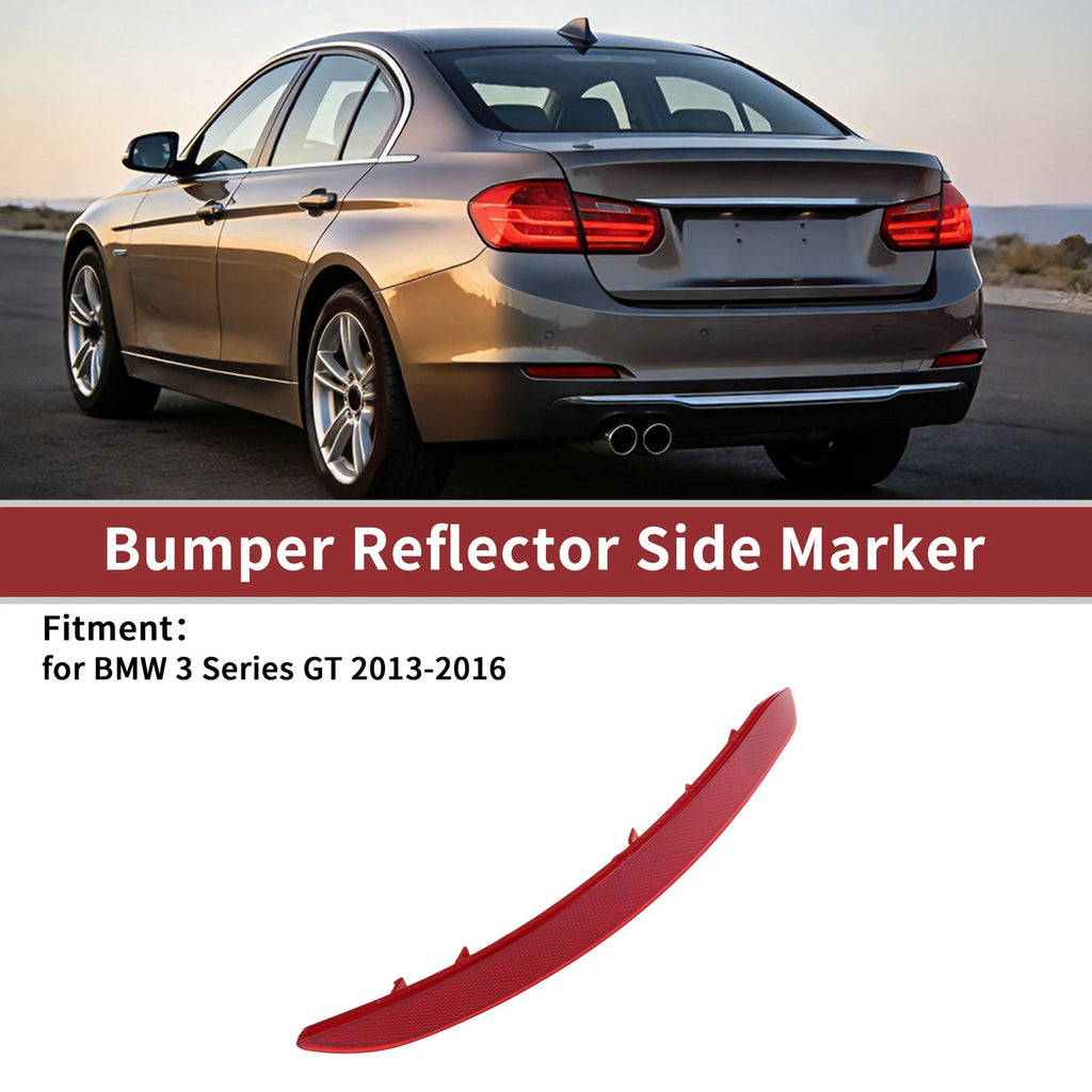 Rear Left Bumper Reflector No. 63147315165 for BMW 3 Series GT (2013–2016)