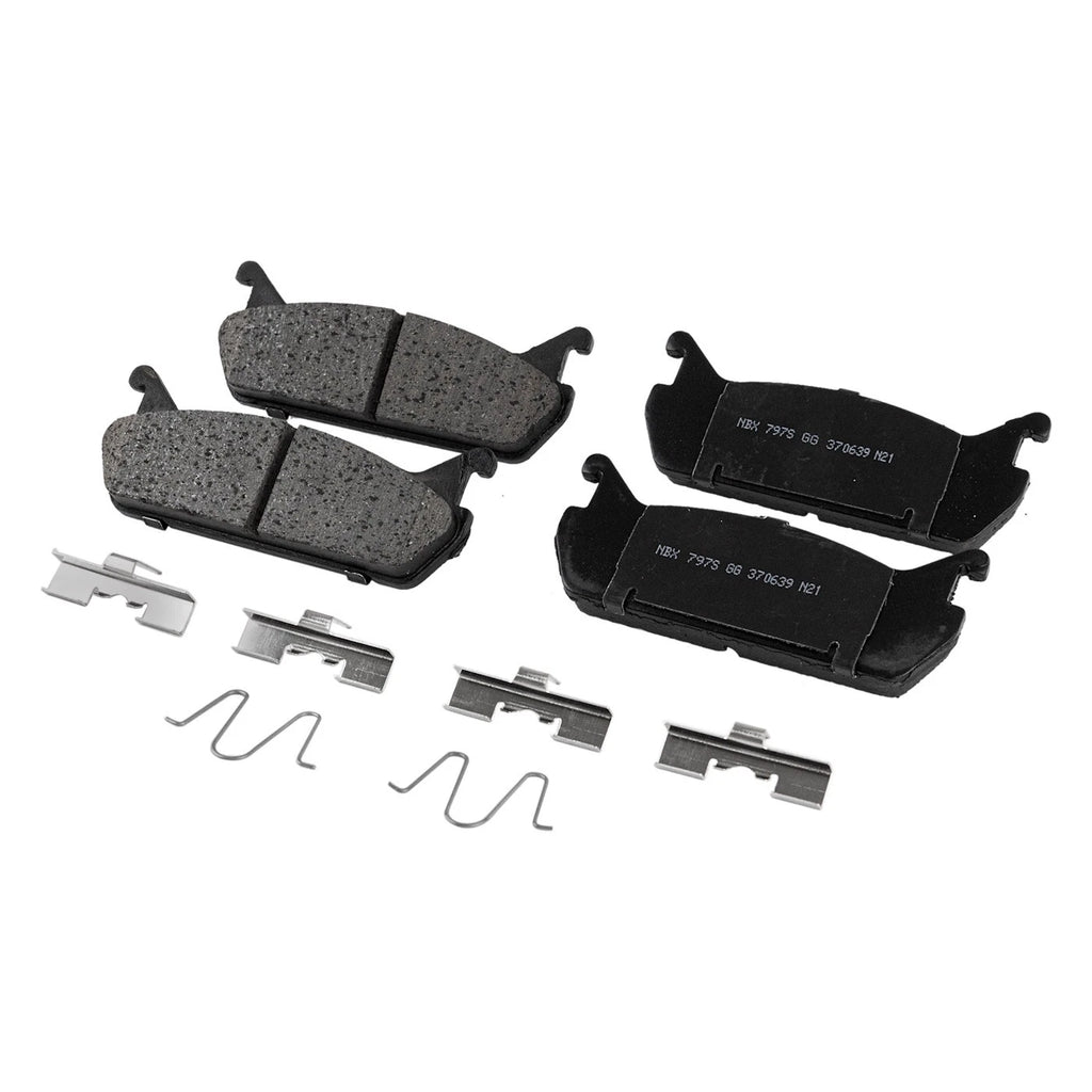 Rear Brake Disc Rotors and Pads Kit for Mazda Miata (1990–1993)