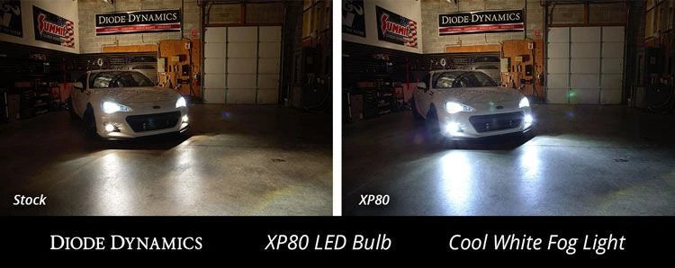 LED Bulb Pair XP80 6000K Cool White for Chevrolet Silverado 5202 (1999–2018)