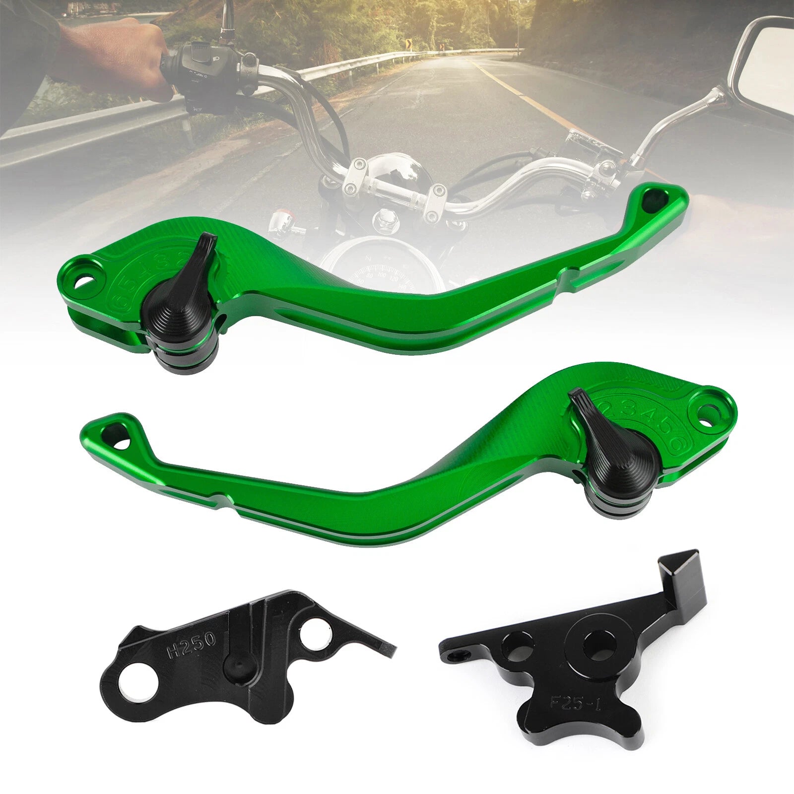 CNC Short Clutch Brake Lever for Honda MSX125 CB300F CBR500R CB500F (2013–2023)