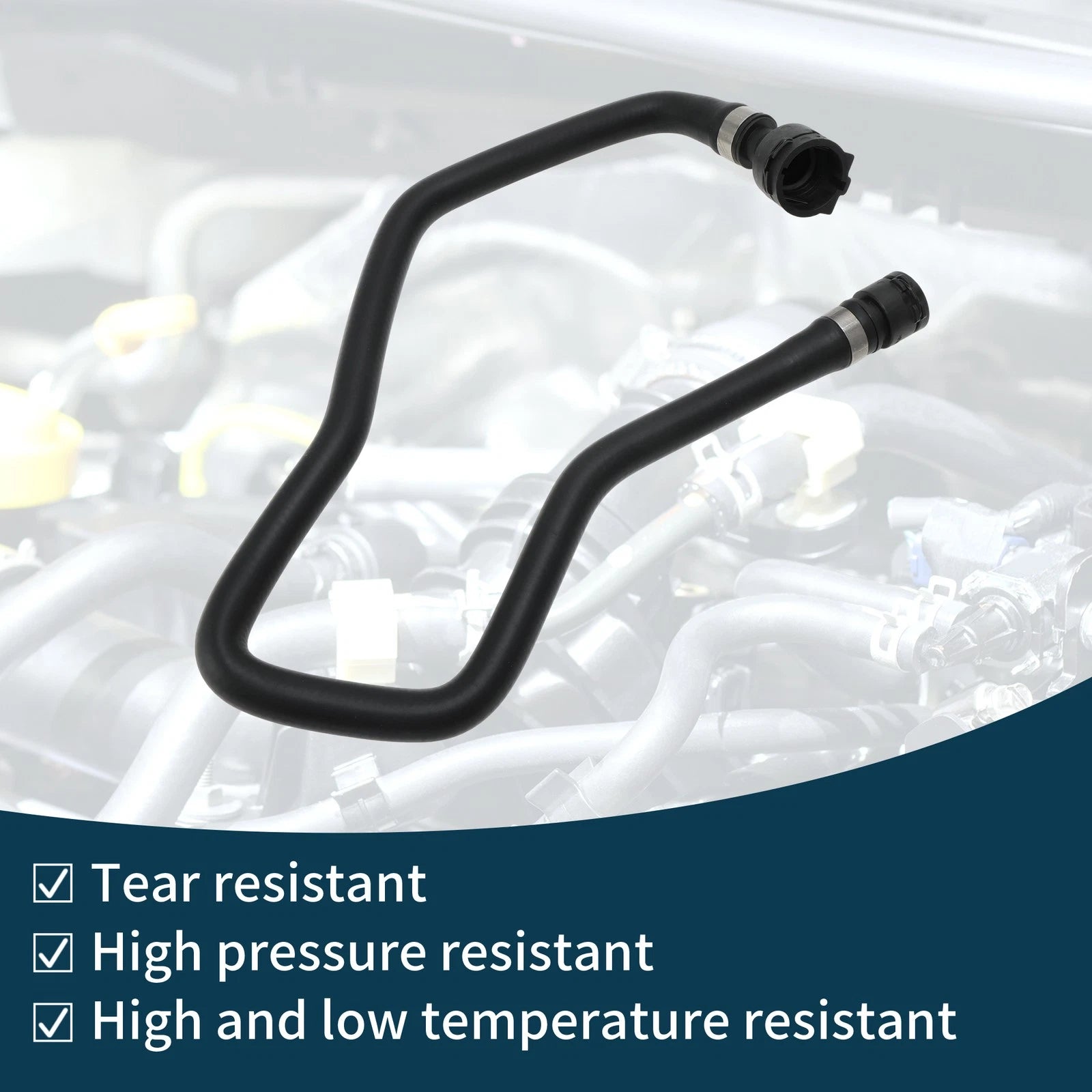 Radiator Hose No. 17127809819 for BMW 5 Gran Turismo (F07) 520d (2009–2017)