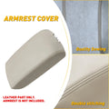 Armrest Cover for Cadillac SRX (2010–2016) Beige Microfiber Leather EXV