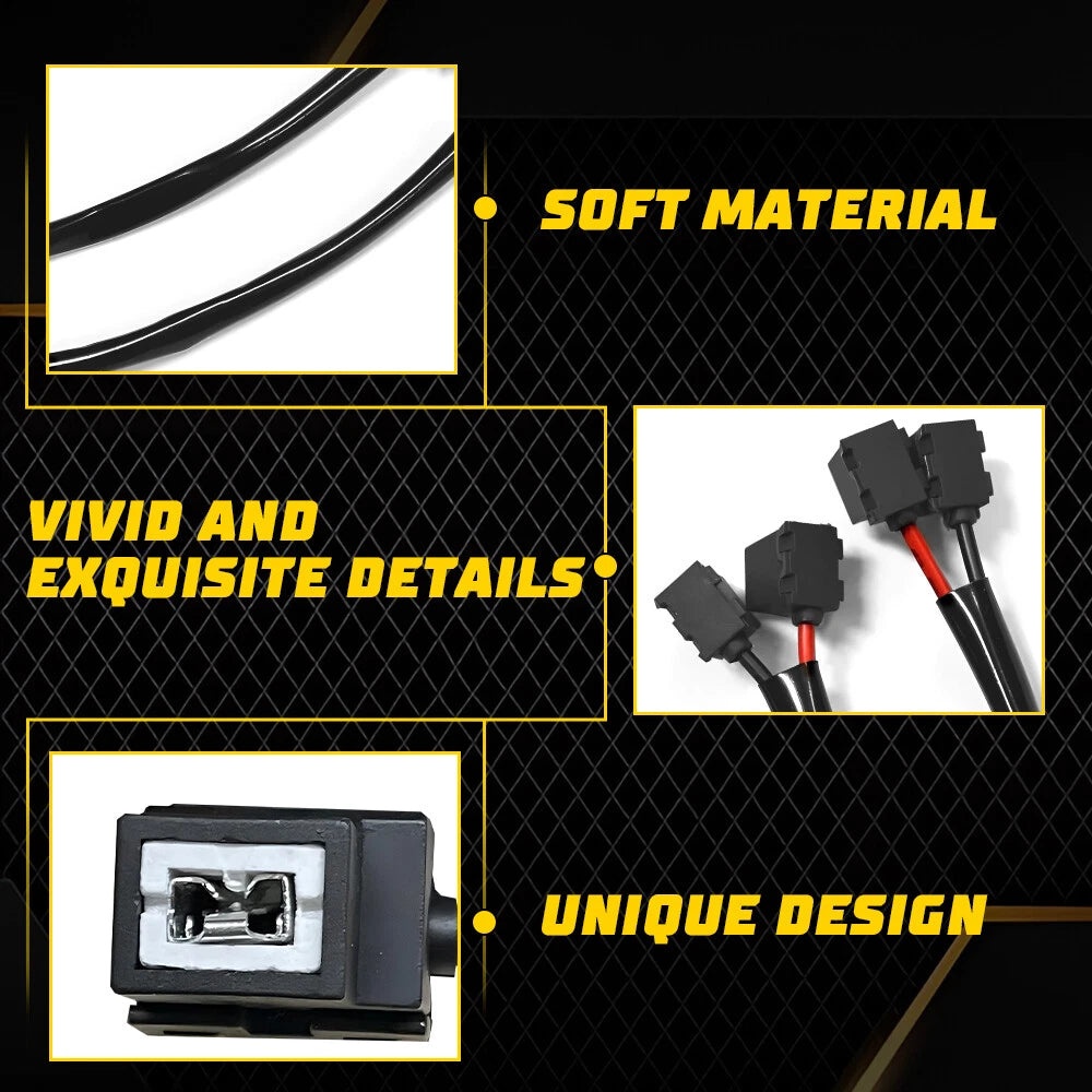 H11 to H1 Headlight Adapter Harness for Various Vehicles