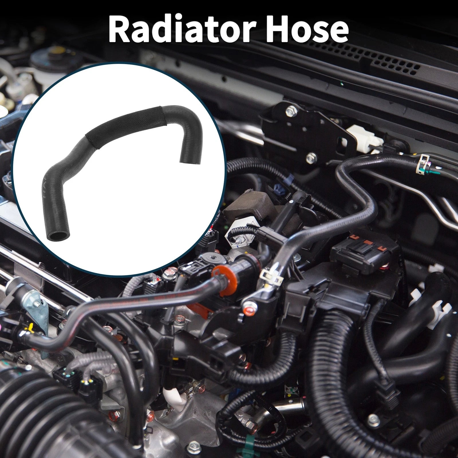 Radiator Hose Heating Water Pipe for Audi Q5 (2012) No. 8R0819373L Rubber