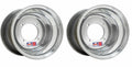 Set of 2 DWT Polished Rear MX Wheels Rims 8x8 4/115 for Yamaha YFZ450R (2009–2023)