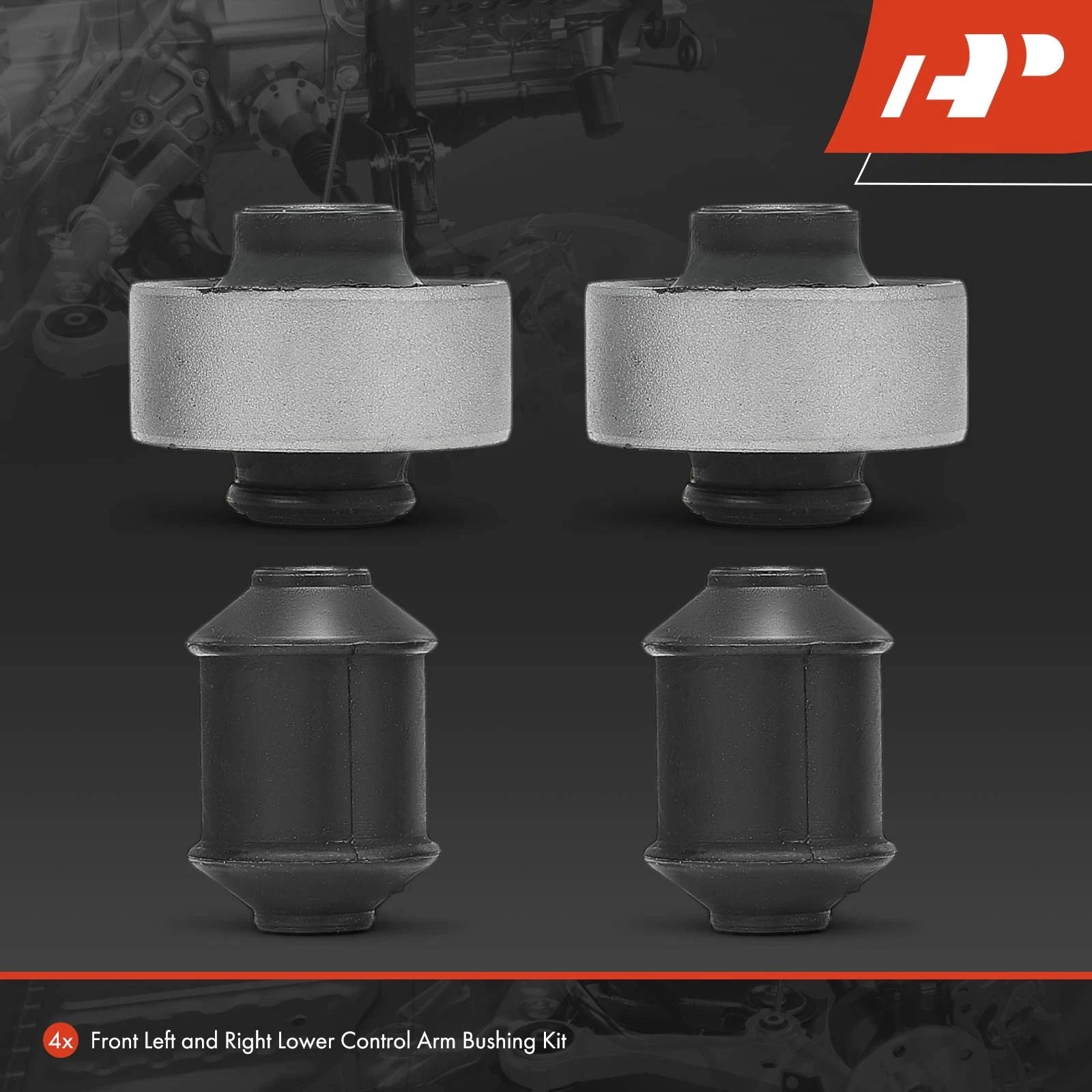 Set of 4 Front Lower Control Arm Bushings for Chevrolet Malibu (1997–2003)