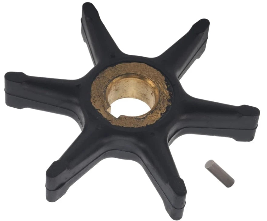 Water Pump Impeller with Pin for Evinrude Johnson 10-18 HP Outboard (0775518)