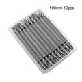Magnetic Drill Bit Cross PH2 x Slot 6mm Double Head for Electric Screwdriver