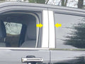 4pc Luxury FX Polished Pillar Post Trim for 2022-2025 Ford Maverick Super Crew