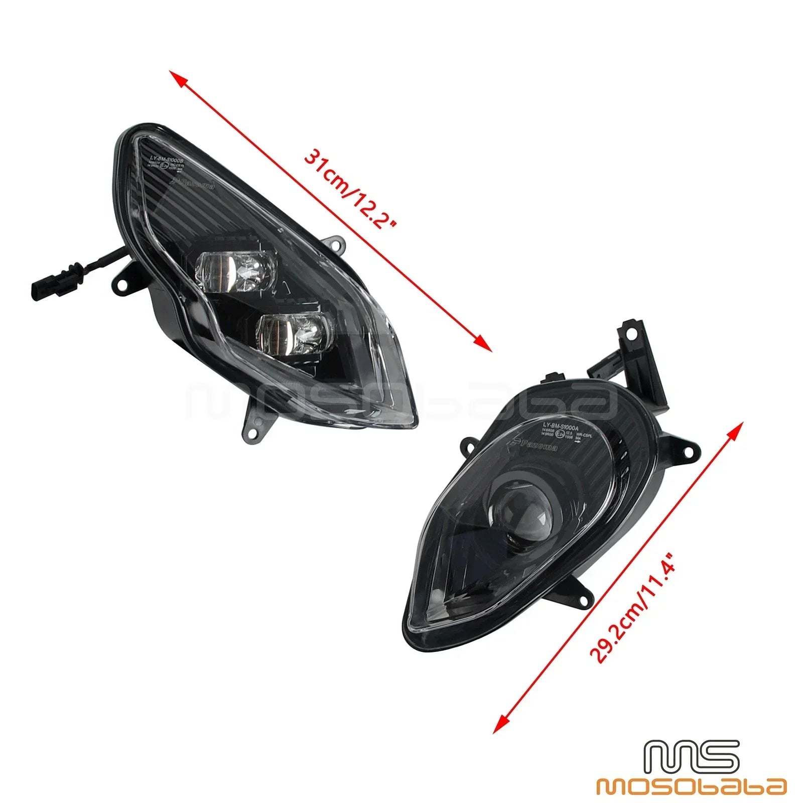 LED Headlight Set for BMW S1000RR K46 (2015-2018)