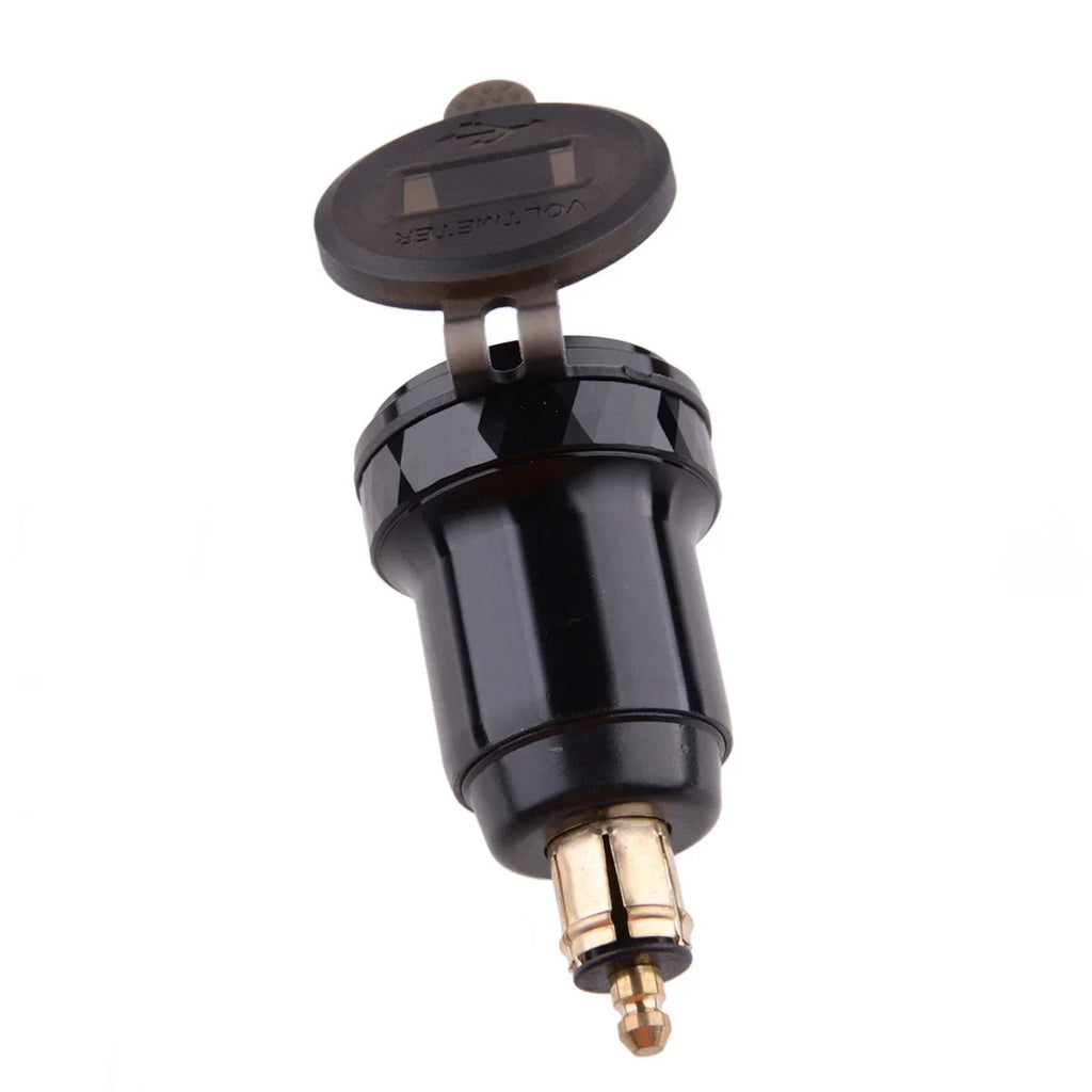 Dual USB Adapter Charger Socket for BMW - Voltage Meter (Fits Various Models)