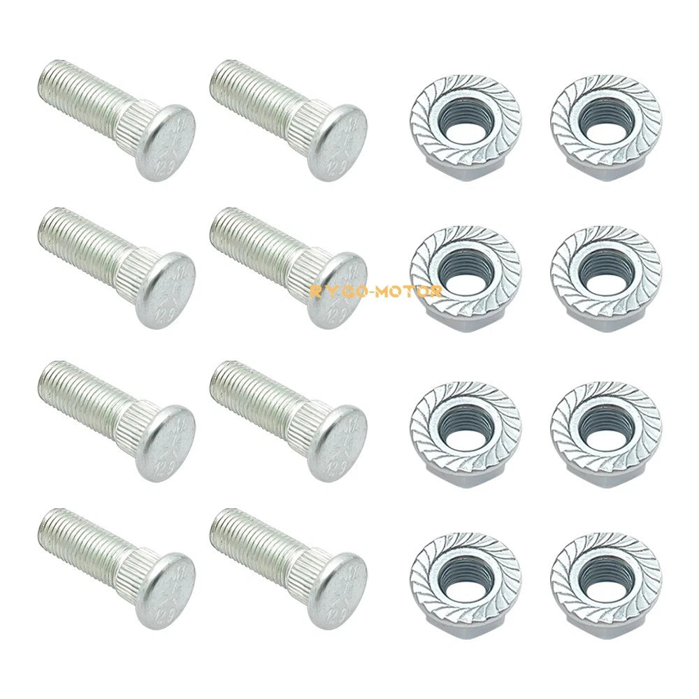 8x 3/8" Rear Wheel Studs for Polaris Trail Blazer 250 330 400 Worker 335 500