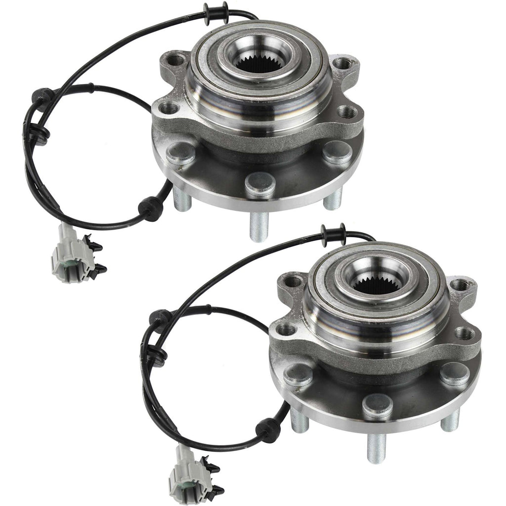 Wheel Hubs for Nissan Frontier (2005–2019) 6 Lug with Bearing/Sensor 4WD