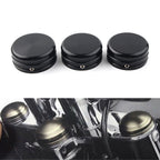 Upper Fork Stem Nut Cover for Harley Sportster 883 Iron (2009–2023) Black